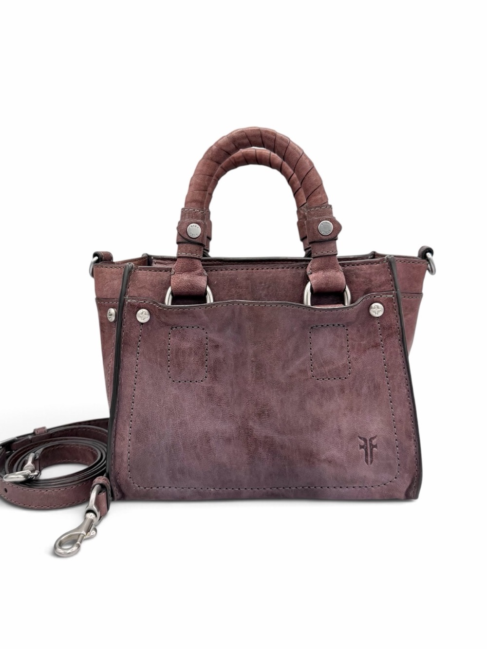 Frye Demi Mini Satchel in Amethyst